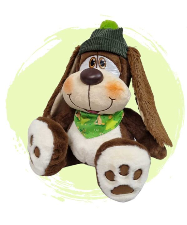 Peluche Perro Doggy Mediano gorro Pelanas Original